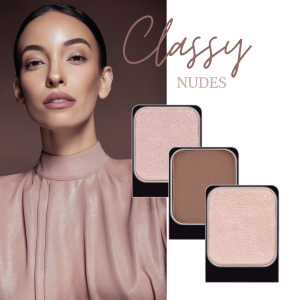 CLASSY NUDES Eye Shadow - Očné tiene do boxu 1,4g 